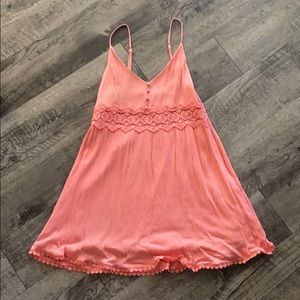 Forever 21 Boho Pink Summer Dress